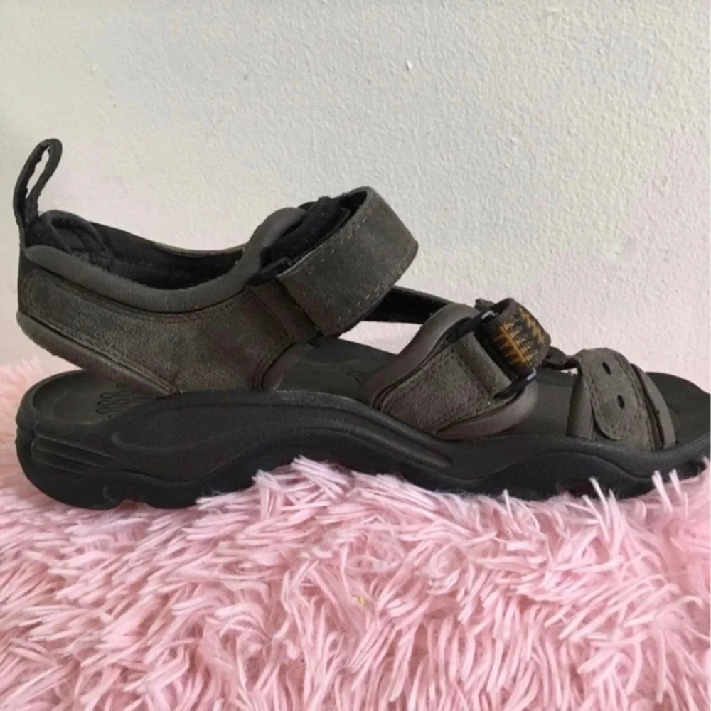 Timberland Gray Dual Straps Brake Support Flex Propel BSFP Sandals‎ #5822~Men 8 - Picture 4 of 8